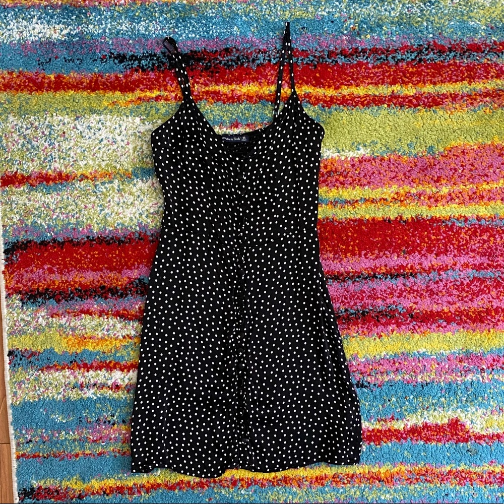 Polka Dot Abercrombie and Fitch silk dress